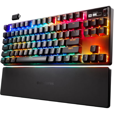 SteelSeries Apex Pro TKL Wireless 2023 US 64865J [英語配列/有線/無線/USB/2.4Ghz/Bluetooth]