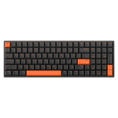 IQUNIX F97 Black Tangerine Wireless Mechanical Keyboard [英語配列/有線/無線/USB/2.4Ghz/Bluetooth]