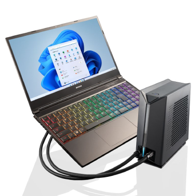 MouseComputer G-Tune H5-LC 2206H5-LC-ADLABW11 外付水冷BOX搭載 [15.6型 Core i9 12900H 32GB 1TB RTX3070Ti 2022年]